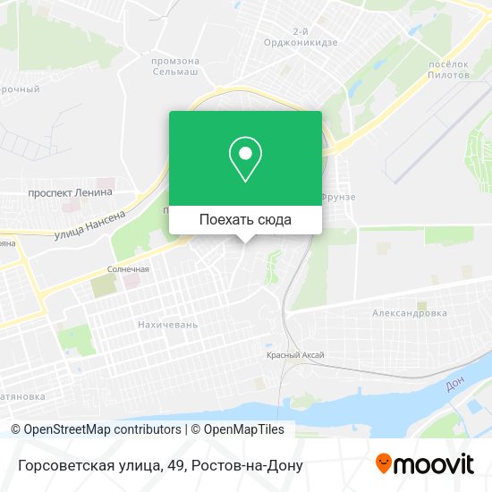 Карта Горсоветская улица, 49
