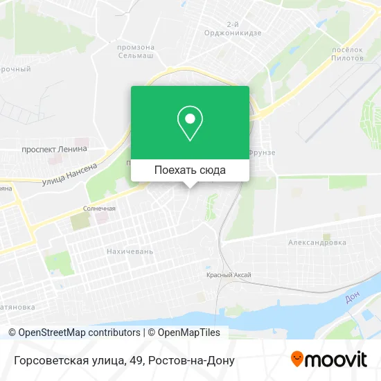 Карта Горсоветская улица, 49