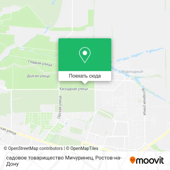 Карта садовое товарищество Мичуринец