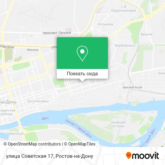 Карта улица Советская 17