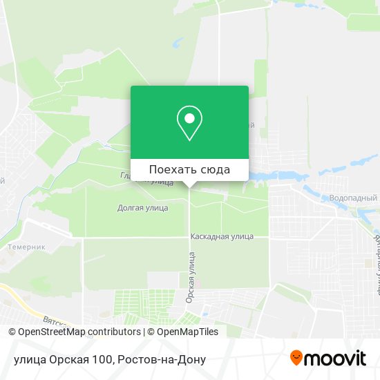 Карта улица Орская 100