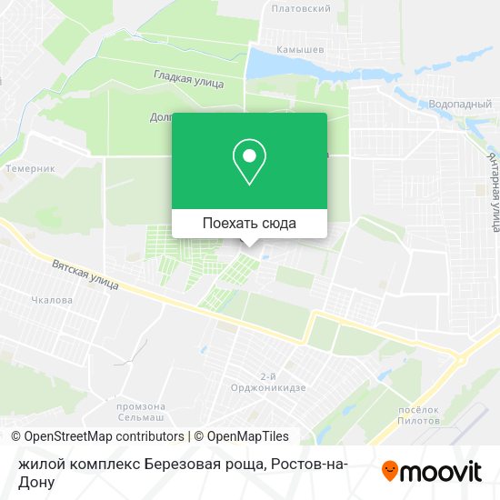 Карта жилой комплекс Березовая роща