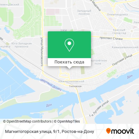 Карта Магнитогорская улица, 9/1