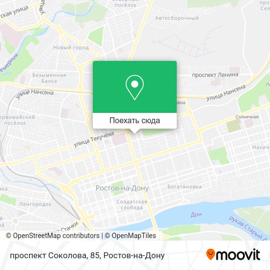 Карта проспект Соколова, 85