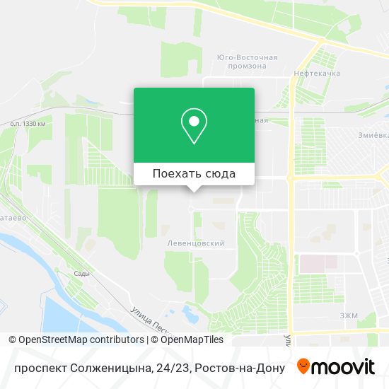 Карта проспект Солженицына, 24/23