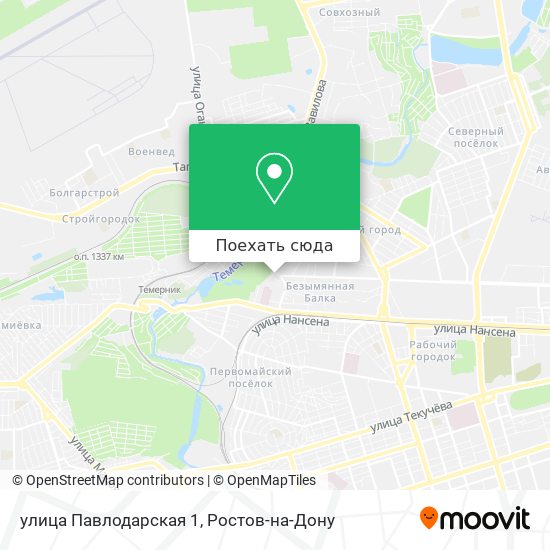 Карта улица Павлодарская 1