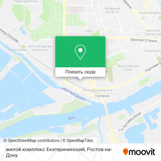 Карта жилой комплекс Екатерининский