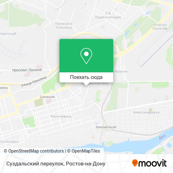 Карта Суздальский переулок