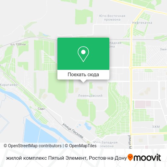 Карта жилой комплекс Пятый Элемент