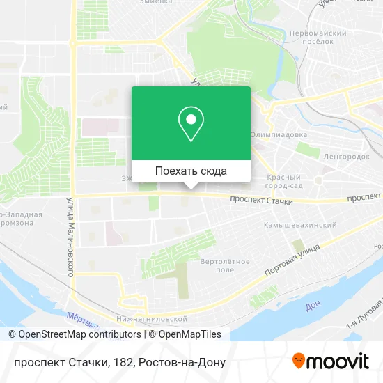Карта проспект Стачки, 182