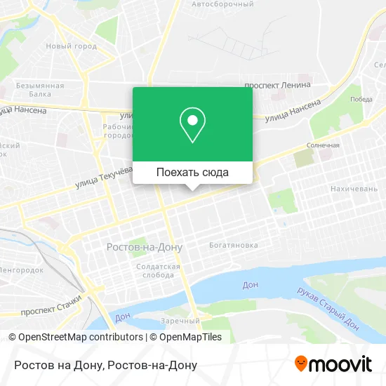 Карта Ростов на Дону