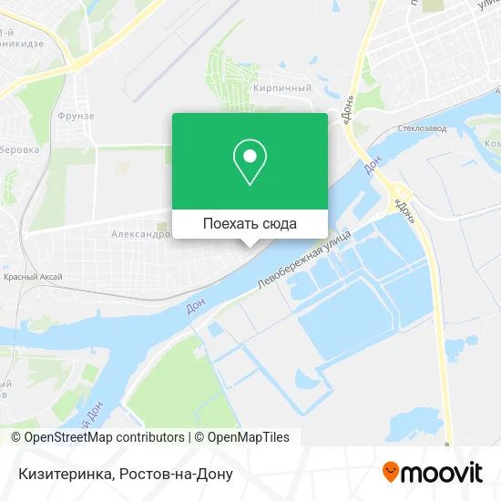 Карта Кизитеринка