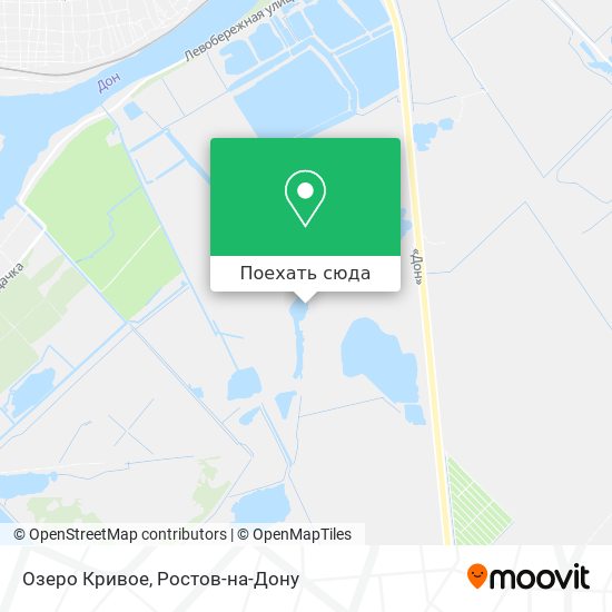 Карта Озеро Кривое