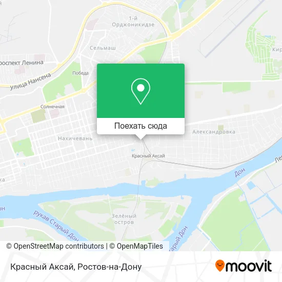 Карта Красный Аксай