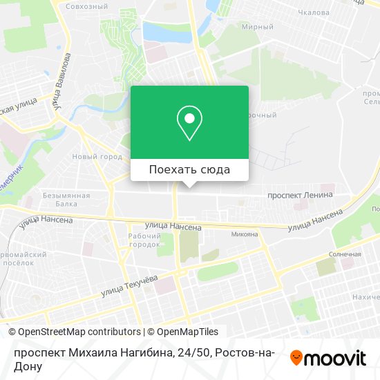 Карта проспект Михаила Нагибина, 24 / 50