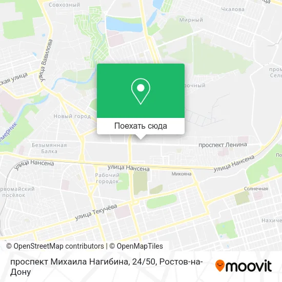 Карта проспект Михаила Нагибина, 24 / 50