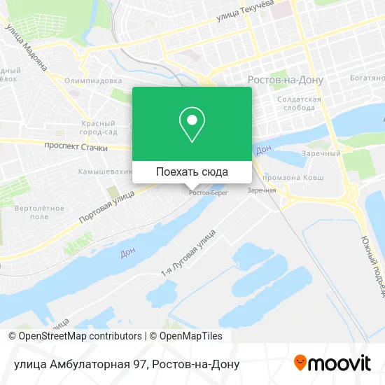 Карта улица Амбулаторная 97