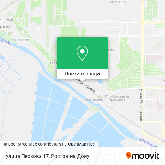 Карта улица Пескова 17