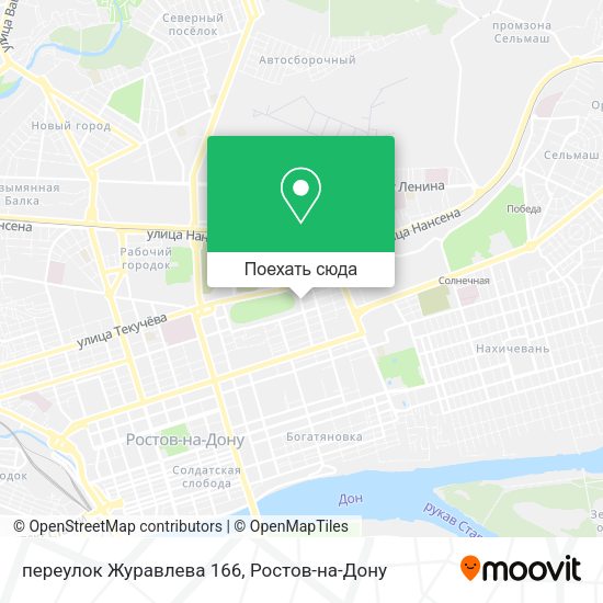 Карта переулок Журавлева 166