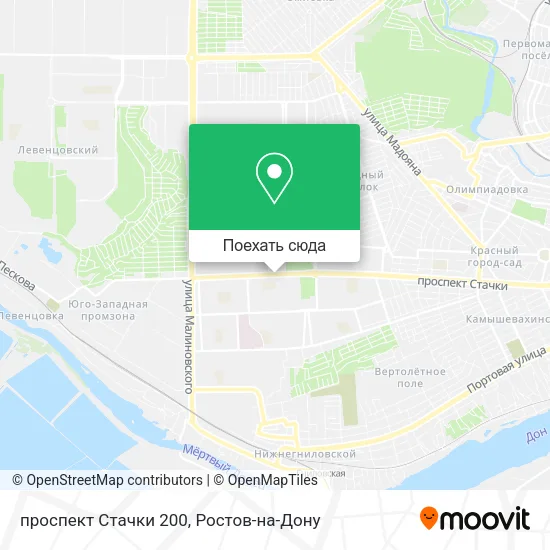 Карта проспект Стачки 200