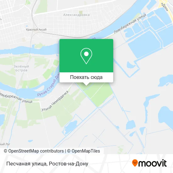 Карта Песчаная улица