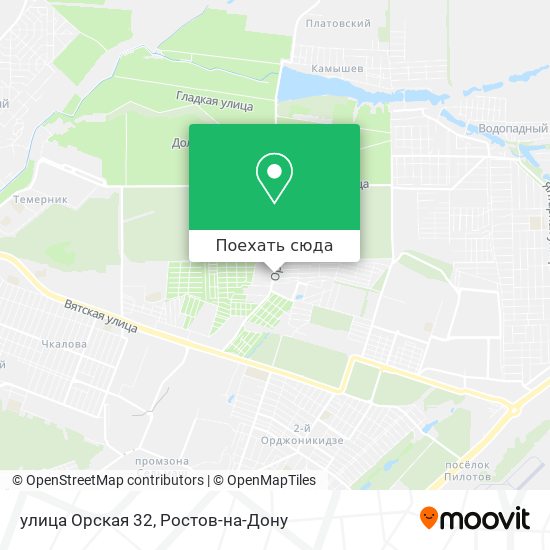 Карта улица Орская 32