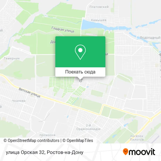 Карта улица Орская 32