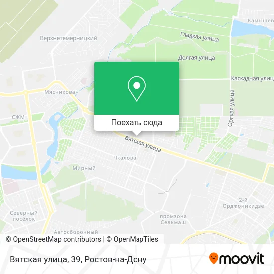 Карта Вятская улица, 39