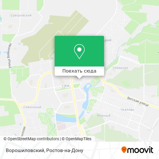 Карта Ворошиловский
