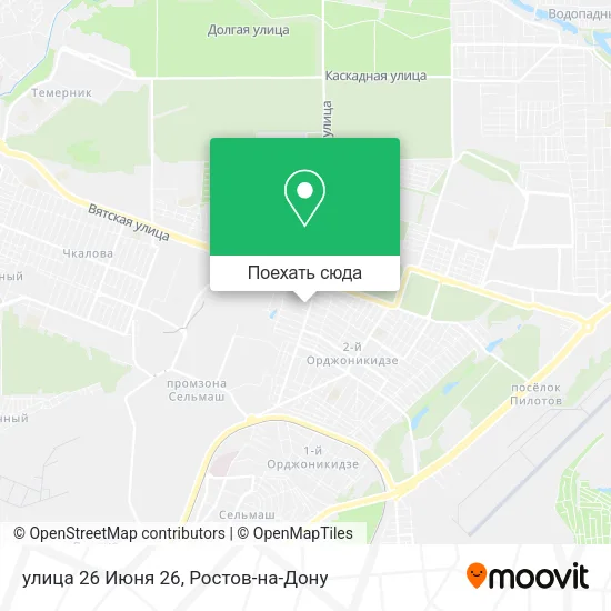 Карта улица 26 Июня 26
