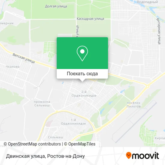 Карта Двинская улица