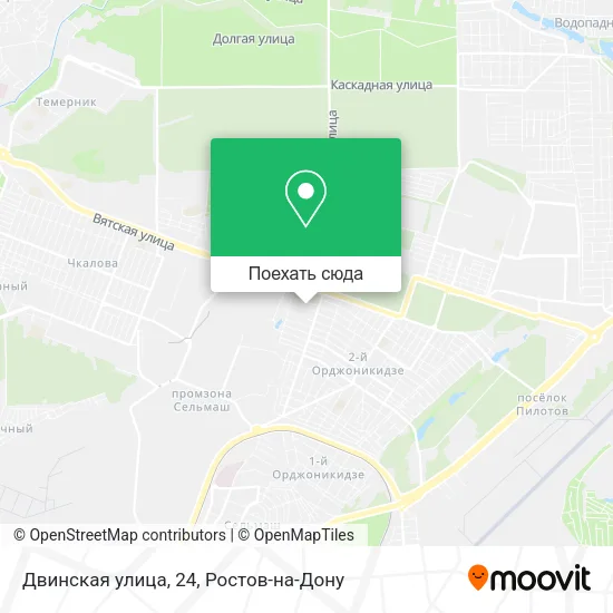 Карта Двинская улица, 24