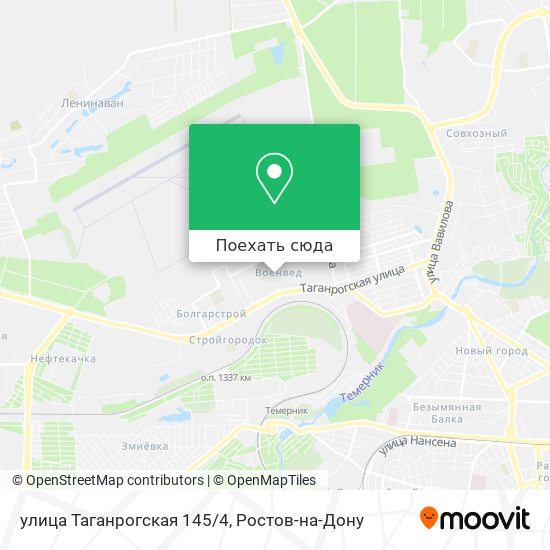 Карта улица Таганрогская 145/4