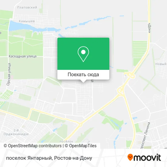 Карта поселок Янтарный