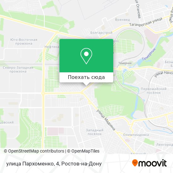 Карта улица Пархоменко, 4