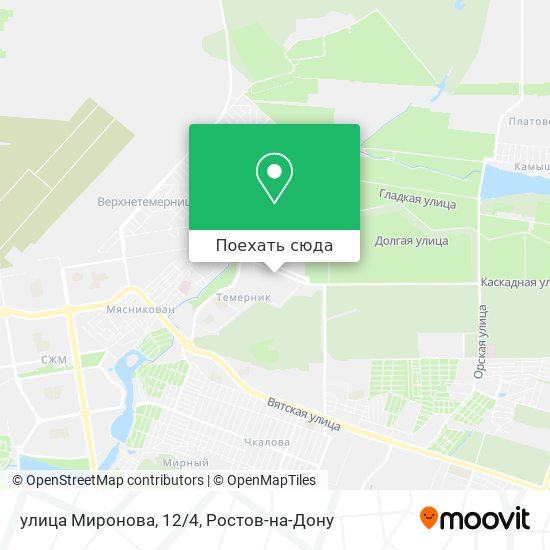 Карта улица Миронова, 12/4
