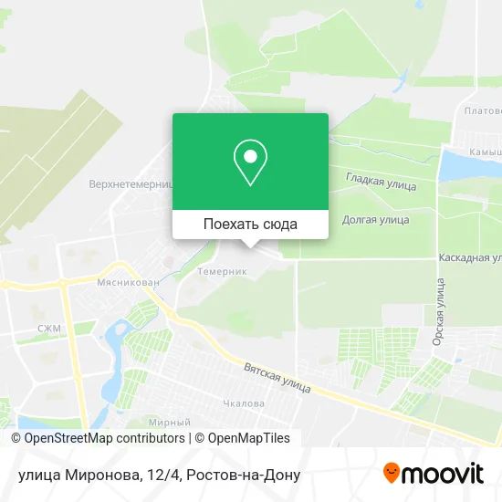 Карта улица Миронова, 12/4