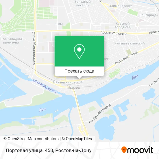 Карта Портовая улица, 458