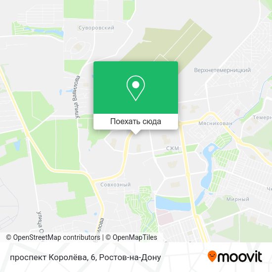 Карта проспект Королёва, 6