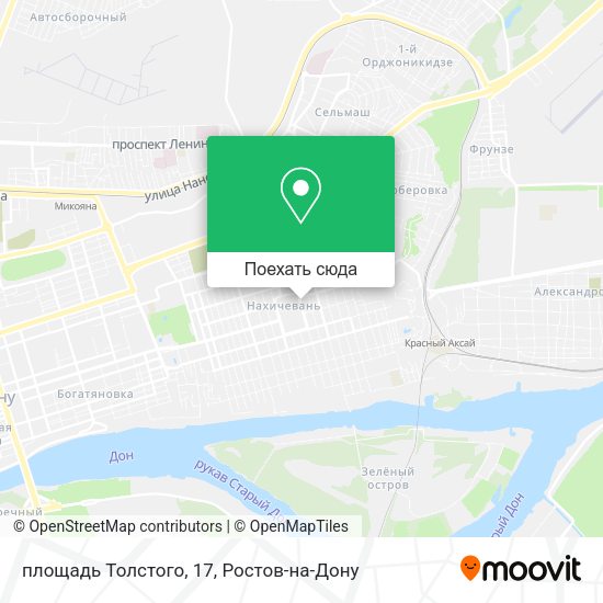 Карта площадь Толстого, 17