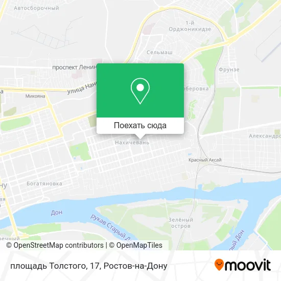 Карта площадь Толстого, 17