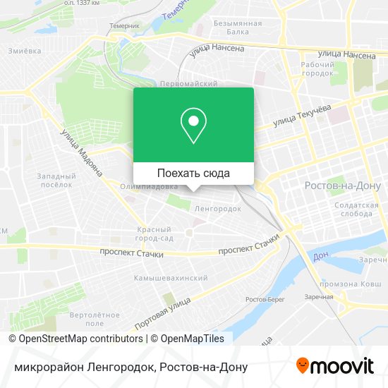 Карта микрорайон Ленгородок