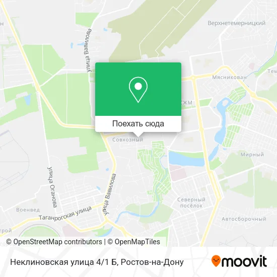 Карта Неклиновская улица 4/1 Б