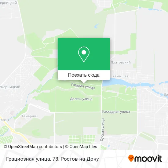 Карта Грациозная улица, 73