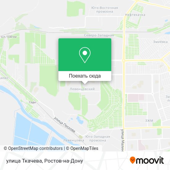 Карта улица Ткачева