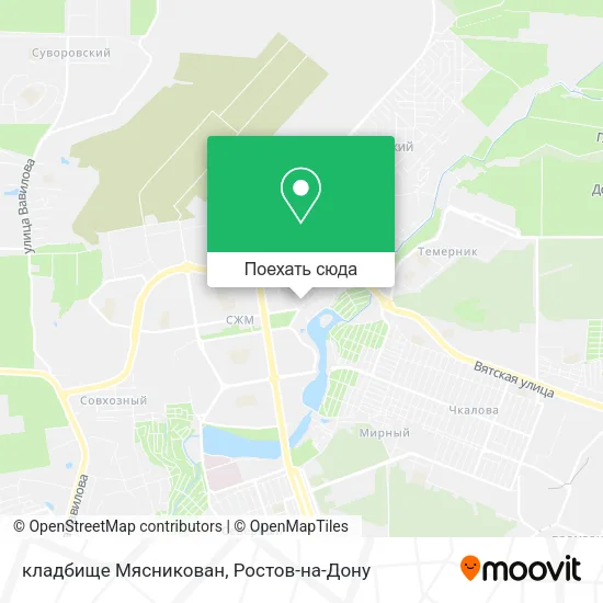 Карта кладбище Мясникован