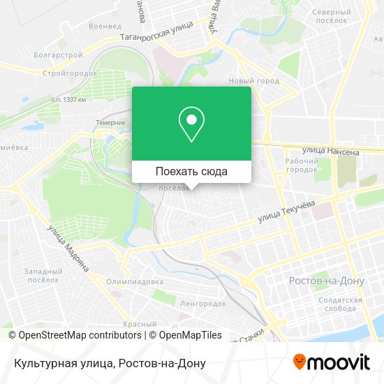 Карта Культурная улица