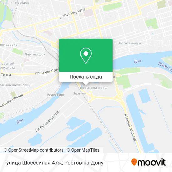 Карта улица Шоссейная 47ж