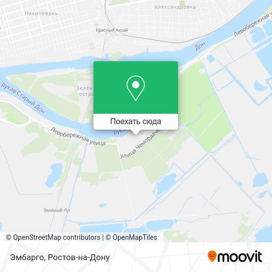Карта Эмбарго