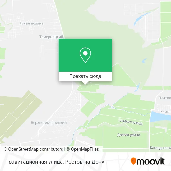 Карта Гравитационная улица